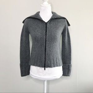 Ann Demeulemeester Alpaca Zip Cardigan/Jacket